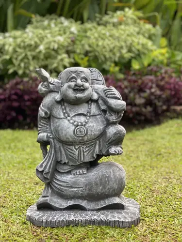 Product image of the product “Wang - Standing chinese buddha,  40cm H | cast stone ”